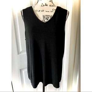 CitiKnits Black Sleeveless Tank XL